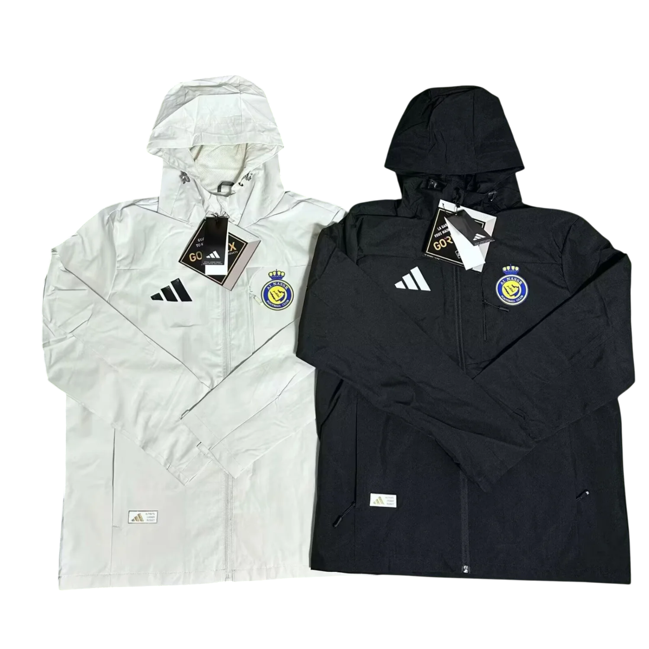 Al-Nassr FC Interchange Jacket Black White Windbreaker 25/26