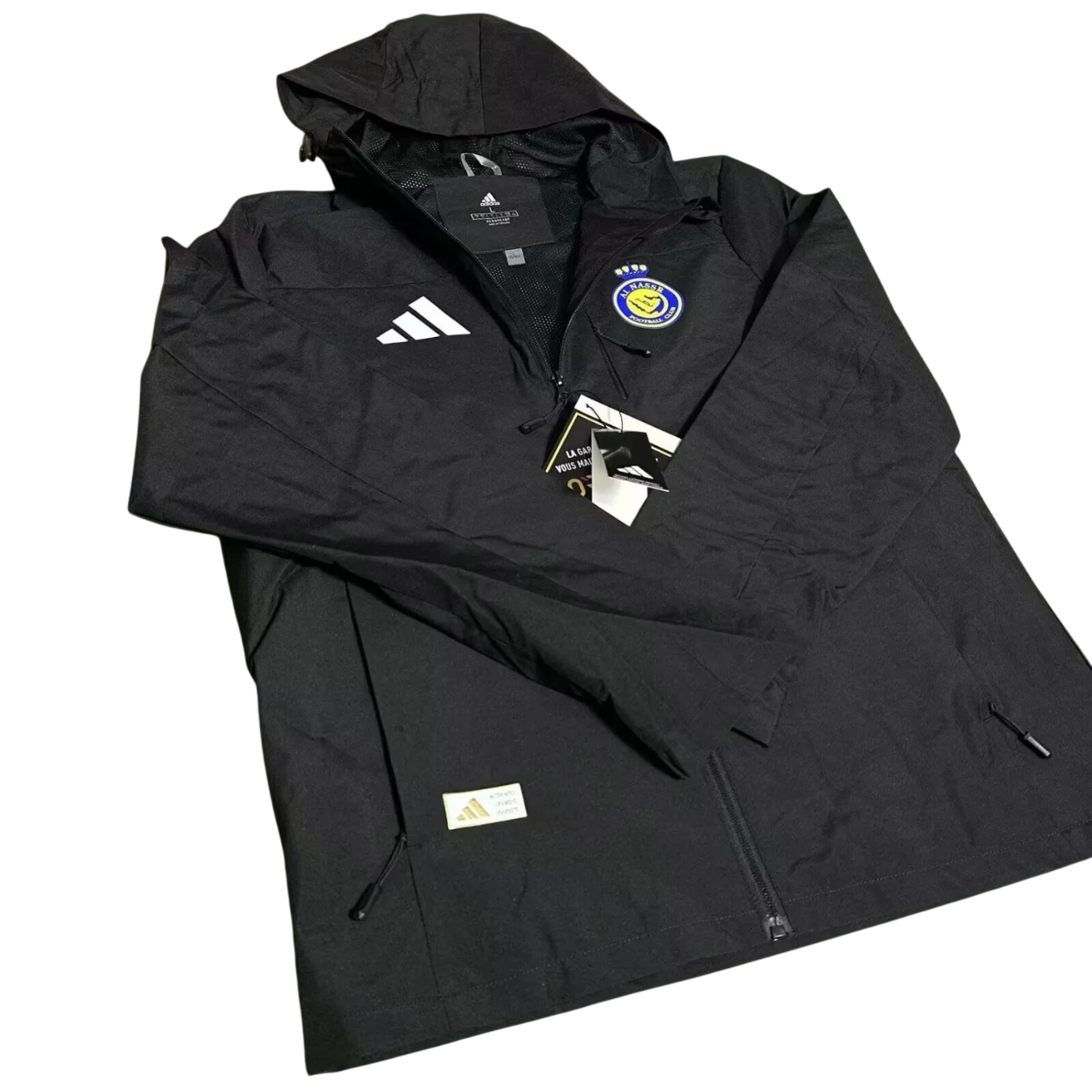 Al-Nassr FC Interchange Jacket Black White Windbreaker 25/26