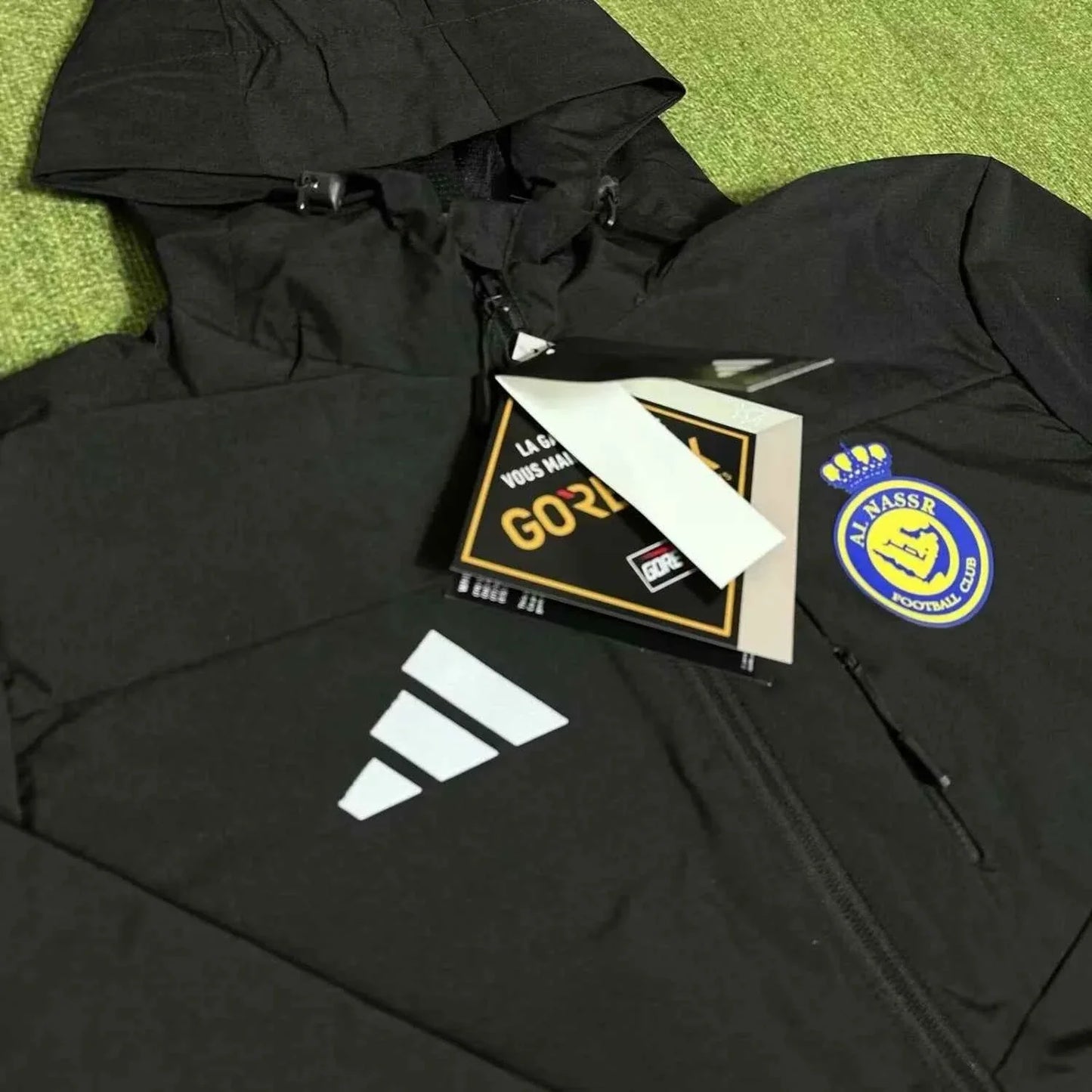 Al-Nassr FC Interchange Jacket Black White Windbreaker 25/26