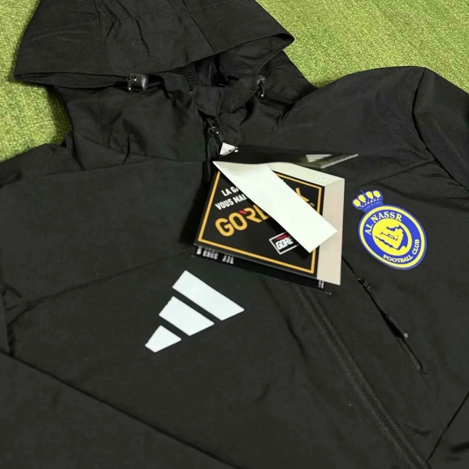 Al-Nassr FC Interchange Jacket Black White Windbreaker 25/26