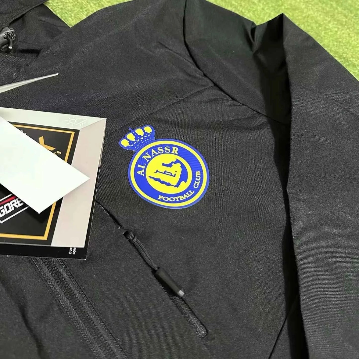 Al-Nassr FC Interchange Jacket Black White Windbreaker 25/26