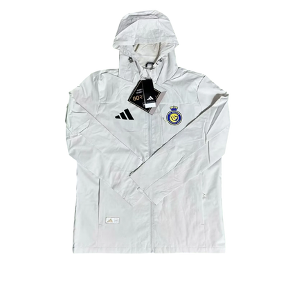 Al-Nassr FC Interchange Jacket Black White Windbreaker 25/26