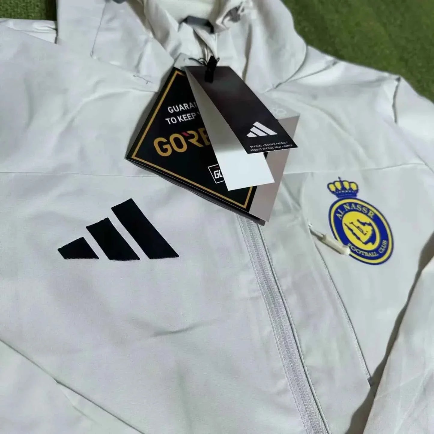 Al-Nassr FC Interchange Jacket Black White Windbreaker 25/26