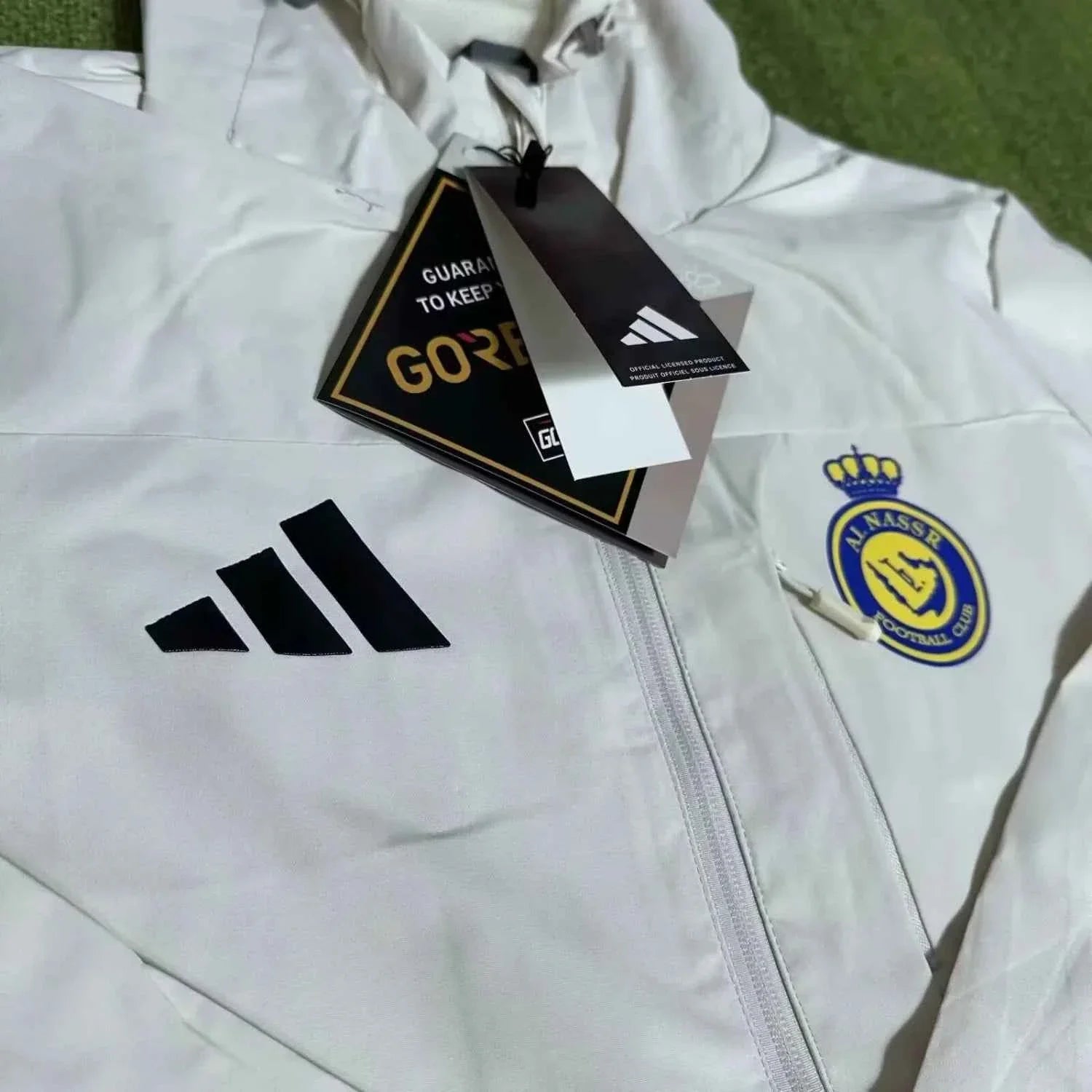 Al-Nassr FC Interchange Jacket Black White Windbreaker 25/26