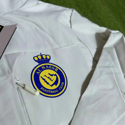 Al-Nassr FC Interchange Jacket Black White Windbreaker 25/26